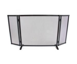SCHERMI PARASCINTILLE RIBATTINO CON ALI IN FERRO BATTUTO CM. 101x18x52