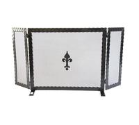 SCHERMI PARASCINTILLE SPORTELLO IN FERRO BATTUTO 2 ALI CM.101X18X52