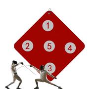 Schermi per esercizi di tiro - Design compatto sulla parete, tavola da allenamento resistente, set con cinque bulls eye, strumento per esercizi per la casa | Schermi per attrezzi da allenamento per