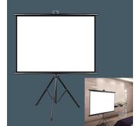 Schermi per proiettori, Schermo for proiettore con treppiede e supporto 50 60 72 pollici 4:3 16:9 HD multicolore(Noir,4:3 60in)