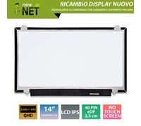 Schermo 14.0 compatibile con Lenovo 00HN826 SD10A09837 [40pin 25601440]