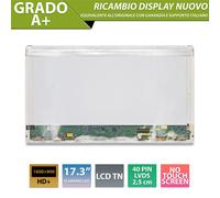 Schermo 17.3 compatibile ASUS N70SV-B1 X7010 X72JR-TY255V 40pin 1600900