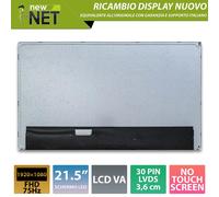 Schermo 21.5 compatibile con ASUS All In One A6421UK 30pin 19201080 75Hz