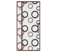 Schermo a rete per porta schermo con magnete, schermo magnetico per porta, porte magnetiche (colore: sinistro, dimensioni: 130 x 220 cm)