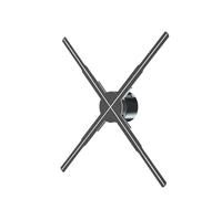 Schermo a ventola for proiettore olografico 3D Lampada a LED con perline Controllo Wi-Fi Supporto for luci pubblicitarie Video Immagine Insegna al neon Nessun ritardo(65cm)
