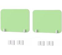 Schermo acustico per la privacy, confezione da 2 pezzi, riduzione del rumore e controllo della distrazione visiva, perfetto per esami in ufficio e studenti, verde, 50 x 40 cm