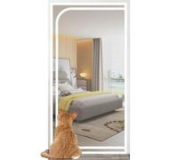 Schermo Antizanzare For Porta, Rete, Impedisce Agli Animali Domestici Di Fuggire, Resistente Ai Graffi, Antipolvere, Cerniera(White,95x220cm)