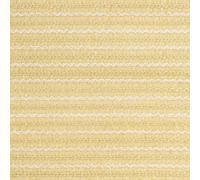 Schermo Balcone HDPE 120x600 cm Beige | Occhielli in alluminio, corda inclusa, lascia passare il vento, privacy esterna