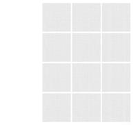 Schermo bianco della vetroresina 30x30cm Cuttable per l'arte | Griglia di precisione da 4 mm, ideale per l'arte del mosaico, per il supporto di piastrelle, fibra di vetro in poliestere