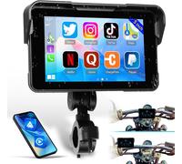 Schermo Carplay Portatile per Moto, Carplay Wireless E Android Auto per Moto, Sc