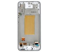 Schermo con Telaio per Galaxy A37 5G Super AMOLED Service Pack, Bianco