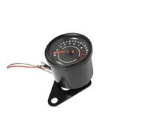 Schermo Contagiri Universale Per Moto Da 1000 Giri/min DC | Parti Della Motocicletta Tachimetro 13k Misuratore Misuratore 12V(Black)