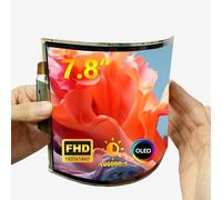 Schermo curvo flessibile da 7,8 pollici FHD 1440 * 1920 AMOLED Display con scheda driver HDMI OLED Monitor senza kit di recinzione per fai da te prototipo demo (per tutti i sistemi 1920 * 1440)