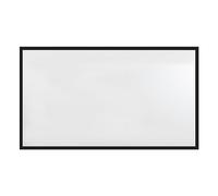 Schermo da 130/100" Telaio in alluminio 16:9 Schermo per proiettore con angolo di visualizzazione 160° e rivestimento anti-luce Schermo piatto di alta qualità per home cinema (130")