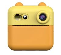 Schermo da 2, 4 pollici della fotocamera per bambini con, Yellow | Modalità gioco educative per giocare in sicurezza e apprendere con effetti creativi