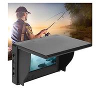 Schermo da 4,3 pollici Fish Finder Schermo intero IPS 800x480 Ingresso CVBS Interfaccia da 3,5 mm con schermo parasole Fish Finder for la pesca