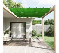 Schermo da balcone in tessuto Oxford, 140 x 270 cm, verde chiaro, tenda da sole verticale per contro il vento e la privacy, fissaggio facile con corda e strumenti inclusi, ideale per balcone,
