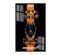 Schermo da Parete per Lego Technic McLaren MCL39 Supporto da Parete per Kit Auto 42228 (Auto Non Inclusa), Montaggio semplice, decorazione creativa per la Casa