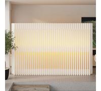 Schermo da parete pieghevole per interni, con luce a LED, divisorio portatile deformabile, pannello decorativo ispessito, per casa, ufficio ed eventi (254 x 101,6 cm)