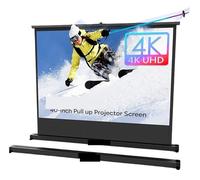 Schermo da tavolo P40 for proiettore portatile 40 pollici Pull Up Supporto pieghevole for proiezione HD 16:9 for riunioni di campeggio viaggio Ufficio Cinematografico