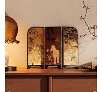 Schermo decorativo divisorio a 3 pannelli per camino, ingresso, mobile, sala