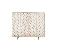 Schermo del camino Nordic Simple Gold Black Colore Schermo del camino con mesh Dust Right Homehold Schermata Camino Copertina di guardia scintilla da guardrail anteriore (colore piccolo regalo