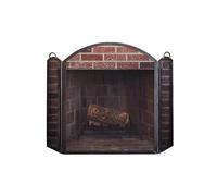 Schermo del camino semplice Simple di lussuoso Schermata a tre pieghe sullo schermo di protezione del riscaldatore con Accessori per camper Gesty Accessori per camper Cover (A) Piccolo regalo