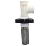 Schermo del filtro del barile 'acqua, filtro di ingresso del tubo da giardino, Coperchio del filtro a rete per serbatoio 'acqua da un gallone, Set lavabile con tappo per schermo di ingresso 'acqua pio
