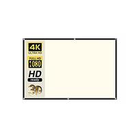 Schermo del proiettore 16: 9 Alta luminosità riflettente pieghevole griglia bianca anti luce cortina 100 120 pollici HD for la casa all'aperto(110 inch)