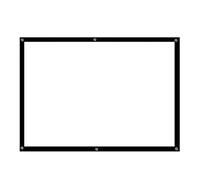 Schermo del proiettore, 16: 9 Pieghevole Anti-pieghettatore Portatile Proiezione Schermo per la proiezione per Home Theater Outdoor indoor(72 inch)