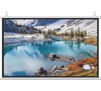 Schermo del Proiettore 30in 40in 50in 60in 72in Schermo Cinematografico Portatile Indoor Outdoor 16:9/4:3 4k HD Schermo del Proiettore Schermo Video A Scomparsa Manuale per Hom, 04:03:00, 40in