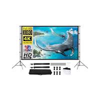 Schermo del proiettore, Doppia staffa for treppiede for esterni Seta del latte addensata Comodità domestica 100 Velcro da 120 pollici Schermo pieghevole for proiettore HD per l'Home Theatre(120 inch)