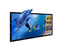 Schermo del proiettore, Salange Schermo portatile semplice da esterno 16:9 Frontale viaggio e amp; for retroproiezione di proiezione notturno super sottile per l'Home Theatre(120 inch)