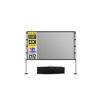 Schermo del proiettore, Supporto for schermo da 100 pollici for proiettore 120 Anti luce for esterni, interni, home theater, cortile, cinema, viaggi, campeggio per l'Home Theatre(100 inch)