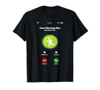 Schermo del telefono Your Morning Run Calling Design Maglietta