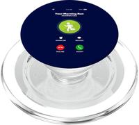 Schermo del telefono Your Morning Run Calling Design PopSockets PopGrip per MagSafe