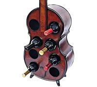 Schermo del vino in legno autostradale | Picculnto a violoncello a violoncello di chitarra Stiplo bottiglia di novità | Contiene 8 bottiglie di casa barre ristorante decorazione per la sala da pranzo