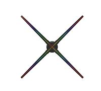 Schermo della ventola 3D dell'occhio macchina pubblicità olografica WIFI Mobile App. Decorazioni for la parte di controllo Immaginazione girevole Facile da trasportare