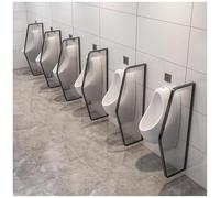 Schermo di divisione del bagno per bagno per bagno con vetro temperato, schermi per la privacy del bagno pubblico montato a parete, uomo schermo dello schermo della privacy degli orinatoi per hotel,