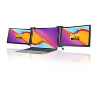 Schermo di espansione FHD portatile Tri-screen con 1 cavo per 2 display per computer portatili MacOS da 13,3 a 16,5 pollici