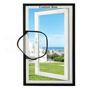 Schermo di finestra di dimensione personalizzata, Schermi di mosca della finestra per le reti di Windows per tenere fuori gli insetti, Schermo di finestra in fibra di vetro semitrasparente, Protezione