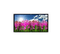 Schermo di grandi dimensioni 300 pollici 16: 9 3D argento proiezione dello schermo della tessuto con gli occhielli Easy Installa for la casa Party Stadium Park all'aperto Teatro en casa escolar