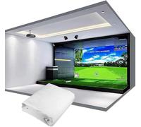 Schermo di Impatto del Simulatore di Golf per L'allenamento del Golf, Trainer di Swing da Golf per Principianti A Casa Indoor, Schermo di Proiezione Dell'impatto Dell'allenamento Indoor, 3X2M