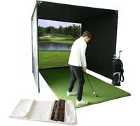 Schermo di impatto del simulatore di golf per l'allenamento indoor e la pratica del proiettore, design durevole per uso domestico