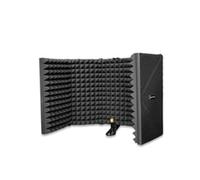 Schermo di isolamento del microfono con pannello di riduzione del rumore in schiuma acustica pieghevole Mic Copertura fonoassorbente per la registrazione in studio