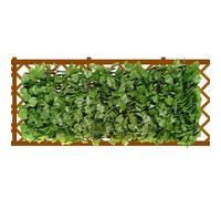 Schermo di privacy per terrazzo, recinto di protezione dati esterno - barriera per la privacy del balcone espandibile | pannelli a da giardino che espandono lo sfondo verdastro per il balcone