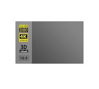Schermo di proiezione a tenda ad alta definizione portatile facile da montare for la casa da 84 100 120 pollici for ufficio da viaggio Home Theatre Chiesa(72 inches 16:9)
