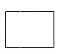 Schermo di proiezione da 100 pollici Schermi in tessuto 4: 3 Display for videoproiettore Festa scolastica in ufficio