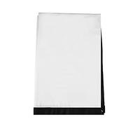 Schermo di proiezione da 254 cm, 4:3 pieghevole, con bordo nero e fori per appendere, tenda di proiezione traslucida portatile per home theater, interni ed esterni