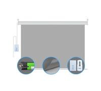 Schermo di proiezione elettrico posteriore 60" ~ 150" motorizzato con telecomando for proiettore LED LCD HD 3D 4K supportato(60 inch)